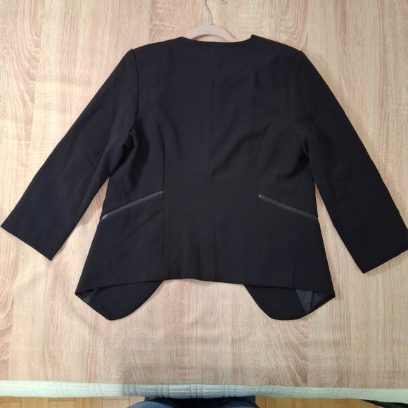Kenneth Cole Womans Tailored Open Front Career Blazer Jacket Sz 14 Office - Picture 9 of 16